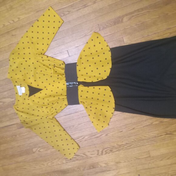 1980s Vintage Secretary dress ! DAVID BRADLEY ! RARE - Picture 3 of 6